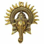 Anshika International Metal Decorative Ganesha Wall Hanging