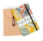 CRAFT JUNKY Journal diary for women - dairy notebook unruled - aesthetic stationery, aesthetic notebook for writing, handmade diary for men, diaries for girls A5 120Gsm(5.5