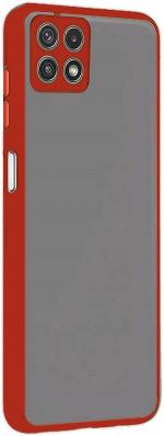 Ragro Red Hard Back Care Cover For Samsung Galaxy A22 5G