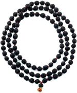 Shivoham Original Premium Quality Rudraksha Mala Wood Necklace