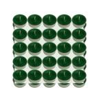 PeepalComm Premium Smokeless Green Wax Tea light Candles for Diwali Decoration S4 Candle (Green, Pack of 50)