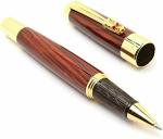 Ledos Red Metal Carved Dragon Eyes Designer Roller Ball Pen