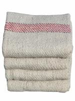 TRIMAX Cotton Floor Cleaning Pocha |Cleaning Duster/Cloth |Floor Mop |Floor Pocha | Desk Blackboard/Fan/Sweeping |Pocha for Home | Reusable & Washable Mop| For Mopping Cloth Pocha Mop Cleaner Dry Home (24x24-inch| Off White) - Pack of 04