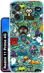 Case Club Multicolor Silicon Grip Case Back Cover For Redmi 11 Prime, Redmi 11 Prime 4G