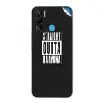 GADGETSWRAP Printed Vinyl Skin Sticker for Tecno Pova Neo - STRAIGHT OUTTA HARYANA