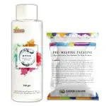 Kadam Prewashing Fixative Powder + Dyfix Combo, 150G Each, Dye Activator And Colour Fixer For Kadam Tie Dye Colors (No T-Shirt, Prewashing Fixative+ Dyfix C