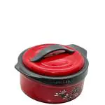 UNICEPT Inner Insulated Casserole Hot Pot for Roti/Chapati Hot Box Chapati Box/Casserole 2500ml(PACK OF 1-Red)