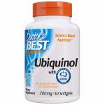 Doctor's Best Ubiquinol, Featuring Kaneka's QH, 200 mg, 30 Softgels (200 mg)