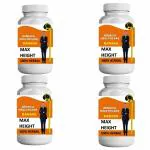 zemaica healthcare|Max Height|ayurvedic height increase medicine for hight growth supplement|BANANA flavor|pack.4