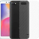 Kite Digital Redmi 6A Back Screen Protective Film Carbon Fiber Skin Transparent Screen Guard Sticker (Pack of 3)
