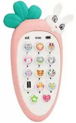 Rubela Kids Learning Smart Phone with 20 Songs & Chat Button for Kids Music & Animal Sound for Kids