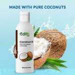 Edith Naturals Pure Coconut Hair Oil For Shiny, Long, Strong, Thick Hair Growth Oil Hair Oil (100 Ml)