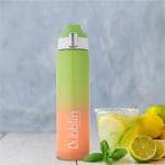 Dubblin Shade Stainless Steel Double Wall Vacuum Insulated BPA Free Water Bottle with Anti Skid Bottom & Leak Proof Lid, Sports Thermos Flask Keeps Hot 6 Hours, Cold 12 Hours (Orange 475 ML)