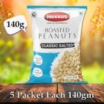 Nexxus Roasted Classic Salted Peanuts - Combo Pack 700g (5x140g Each) (5 x 140 g)