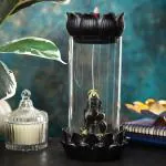 Ghar Saaz Polyresin Lord Hanuman Fog Smoke Glass Backflow Incence Burner 9 Inch