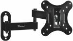 R3 German Black Cast Iron Full Motion TV Mount ( 12.3x12.3 cm )