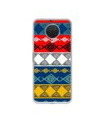 Casotec Colorful Hand Made Rangoli Art Design Printed Silicon Soft TPU Back Case Cover for Nokia G20