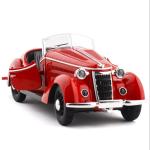 KTRS ENTERPRISE 1:32 Cadillac Roadster Car Alloy Die-Cast Metal Vintage Car Model Retro Car Toy Vehicle Audi Rover Wanderer Classic Car Sound and Light Pull Back Toy for Kids Gift