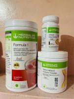 Herbalife Nutrition Formula 1 Nutrition Strawberry Flavour And Afresh Elaichi and Protein 200gm