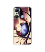 Casotec Anime Naruto Eye Design Printed Silicon Soft TPU Back Case Cover for Infinix Hot 12 Pro 4G