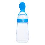 Buddsbuddy Blue Squeezy Silicone Cereal Feeder