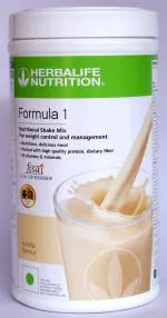 Herbalife Nutrition Formula 1 Nutritional Shake Mix-Vanilla Flavor For Weight Management Plant-Based Protein, 500 G