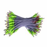 Multy Byte Dc Cable DC Power Cable for CCTV Cameras, Electronics - 18cm Length, 2.1mm x 5.5mm Plug, Center Positive (Pack of 100)