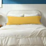 THE WOOD WHITE Soft Microfiber Hug Pillow for Sleeping 18 x 54 inch, Full Body Pillow, Long Pillow for Bed, Pregnancy Pillow for Sleeping, Large Pillow. Yellow