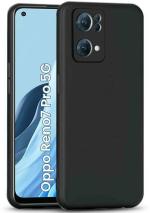 Aviaaz Oppo Reno 7 Pro Black Silicon Back Cover