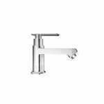 GLOXY Chrome Finish Pillar Bib Cock Brass Faucet Water Tap for Bathroom Washbasins, Gardens & Kitchen Sinks (Jet+)