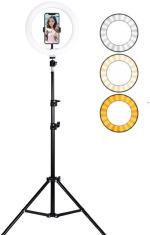 Webilla Ring Light With Phone Tripod Stand Dimmable Led Camera Ringlight