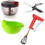 ODD M EVEN Quick Handy Chopper, Blender, Cutter and Strainer Kitchen Tool Set