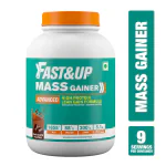 Fast&Up Mass Gainer With 88g Protein, Added Vitamins, Probiotics, Enzymes Weight Gainers Weight Gainers/Mass Gainers (3 kg, Rich Chocolate)