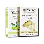 BEYORG Organic Amla Powder and Bentonite Clay for Anti - Dandruff, Anti - Hair Fall and Color Protection - 200 g