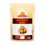 Ghotaram Ready to Eat Snack Mini Kachauri Indian Namkeen Nashta | Dal Kachori Baked Masala Moong Mung Dal Gol Kachaudee | Mini Kachori for Evening Tea Time Snack Fry in Peanut oil-900g*1Pack