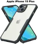 XOVO Back Cover for APPLE iPhone 15 Plus, iPhone 15 Plus (Transparent, Dual Protection, Pack of 1)