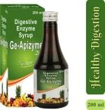 SBS G-Apizyme Syrup DS - Sugarfree, 100% Ayurvedic Digestive Tonic - 200ml