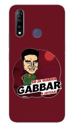 Mobiera Gabbar Quote Printed Back Cover Case For Vivo Z1 Pro