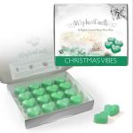 CANDLE_CABINETS Natural Heart Shaped, Soy Wax Tarts, Scented Wax Melts, Wax Warmers, Home FragranceScented Wax Melts -Set of (1 BOX 16 PCS) Assorted Wax Warmer Cubes/Tarts Pure Soy Wax Melts for Burners, Heart Scent Melts, Scented tarts