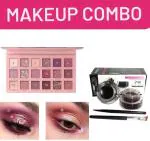 RAZY Exclusive Combo Of Nude Eyeshadow With Musicflower Gel Eyeliner (2 Items in the set)