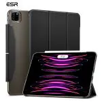 ESR Front & Back Case for iPad Pro 12.9 inch Case, Ascend Trifold Series, (2022/2021, 6th/5th Gen),with Clasp (Black, Hard Case)