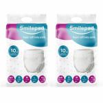 Smilepad Pant Style Diapers for Baby | Flexible Waistband | XXL Size Diapers Pack of 2 - 72 Diapers