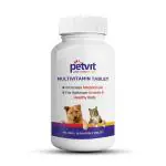 Petvit Dog and Cat Palatable Chewable Tablets Multivitamin and Multimineral - 60 pcs