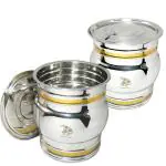 BH BARTAN HUB Stainless Steel Storage Container 10 KG, 15 KG | Steel Kothi Steel Container | steel box steel storage box | Steel Drum | Open Top Drum | Steel Valve | water storage drum