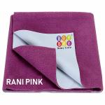 Beybee Rani Pink Rubber, Polyvinyl Chloride Waterproof Baby Mattress Protector (XL)