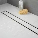 IN BATH 18x4 Inches Tile Insert Drain Channel with Anti Cockroach Trap| Tile/Marble Insert Floor Drain| Stainless Steel 304 Grade Tile Drainer| Side Hole Type