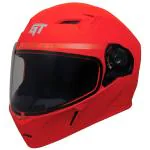 Steelbird SBA-21 GT Full Face Helmet with Clear Visor (Dashing Red, Medium 580 MM)