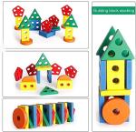 sotnof Building Blocks for Kids,Smart Activity Fun and Learning Assemble Blocks Best Gift Toy Block Game for Kids/Boys/Children