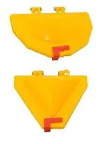 2 Pcs Plastic Sancha Set and , MultiColour (pack of 1)