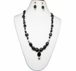 JAYA VISION ENTERPRISES Gemstone blue goldstone chips and Black agate Tumble